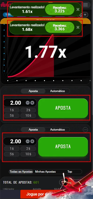 ganhadores de jogos
